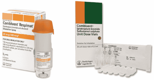 Thuốc kết hợp (ipratropium)