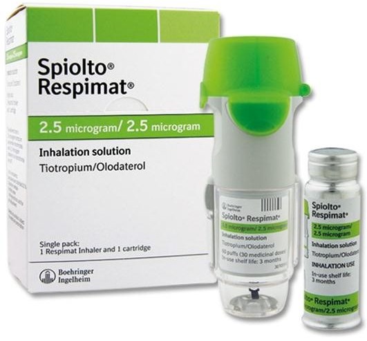 Dung dịch hít Stiolto Respimat (tiotropium)