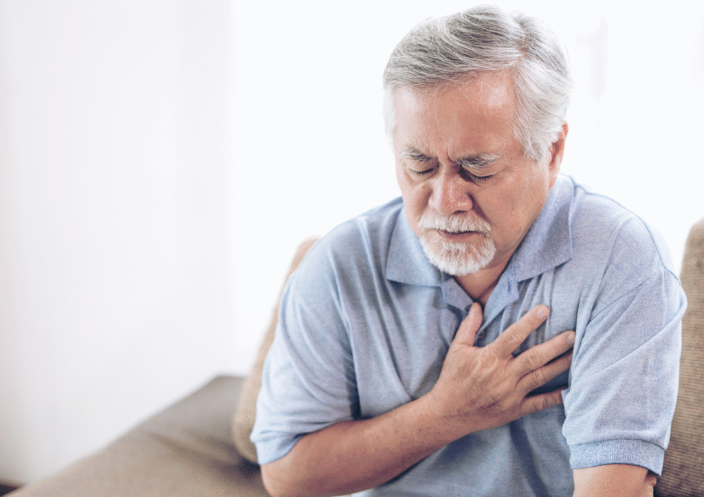 Thỉnh thoảng khó thở 