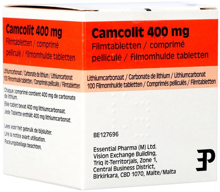 Thuốc Camcolit (lithium)